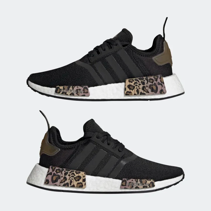 Adidas Women's NMD R1 Shoes - Core Black / Wild Brown - Image 9