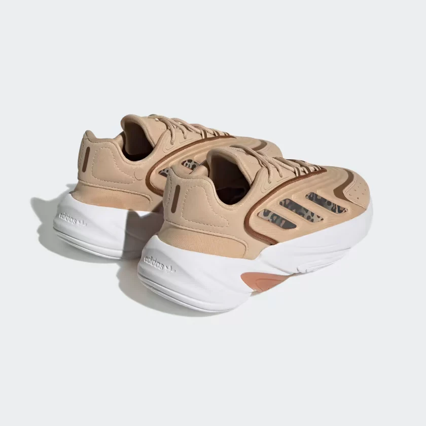 Adidas Women's Ozelia Shoes - Magic Beige / Wild Brown / Gold Metallic - Image 6