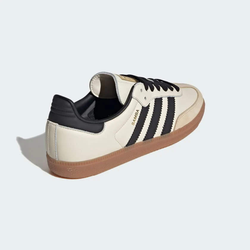 Adidas Women's Samba Og Shoes - Cream White / Core Black / Sand Strata - Image 3