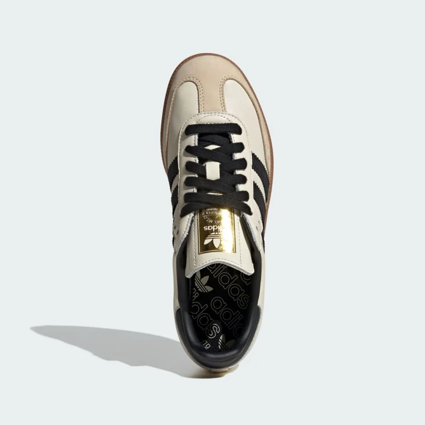 Adidas Women's Samba Og Shoes - Cream White / Core Black / Sand Strata - Image 5