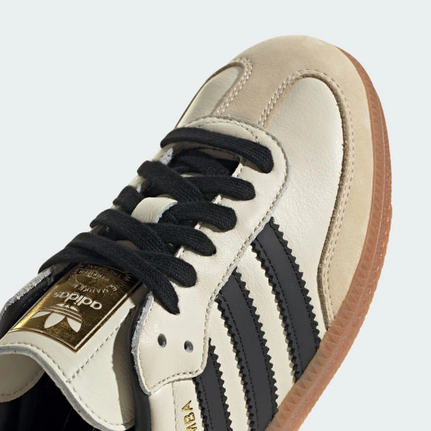 Adidas Women's Samba Og Shoes - Cream White / Core Black / Sand Strata - Image 8