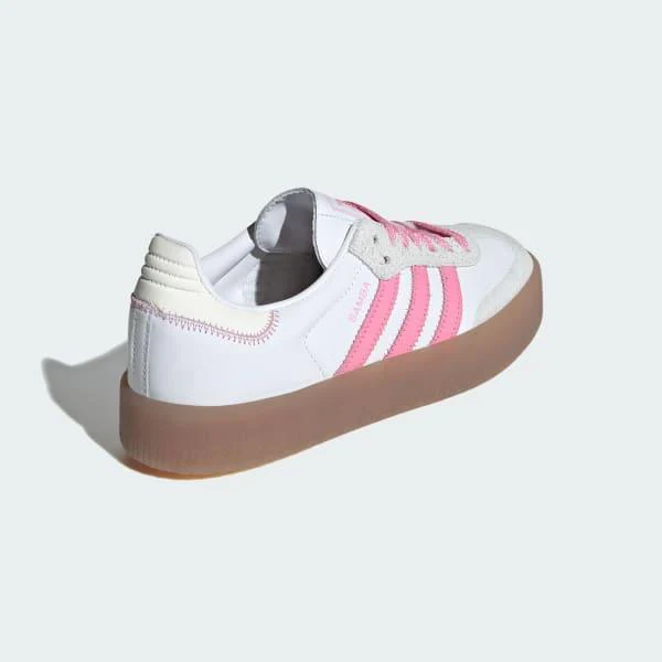 Adidas Women's Sambae Shoes - Cloud White / Bliss Pink / Off White - Image 4