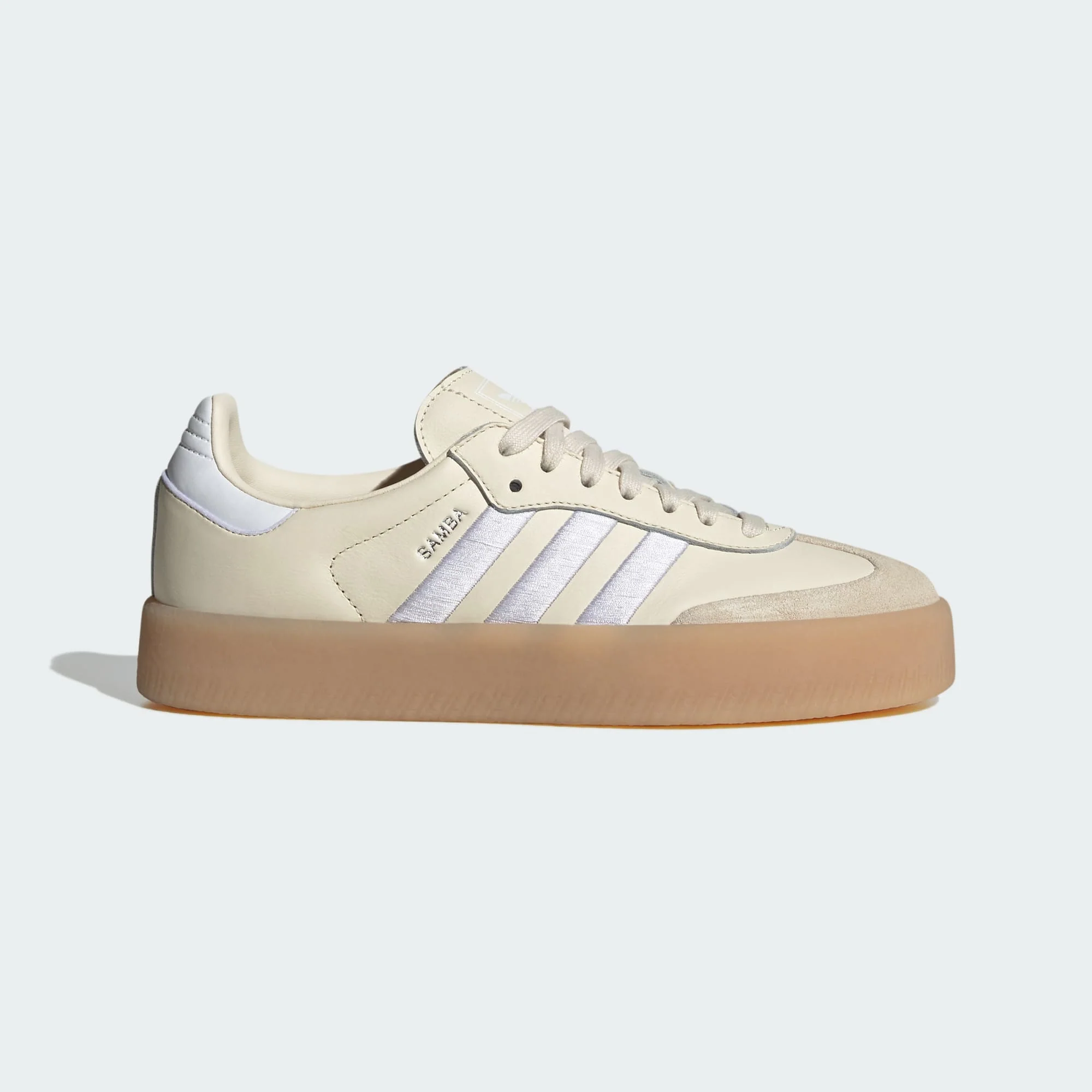 Adidas Women's Sambae Shoes - Wonder White / Cloud White / Silver Metallic - Image 5