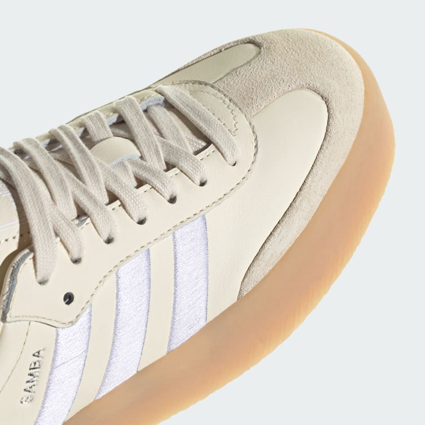 Adidas Women's Sambae Shoes - Wonder White / Cloud White / Silver Metallic - Image 9
