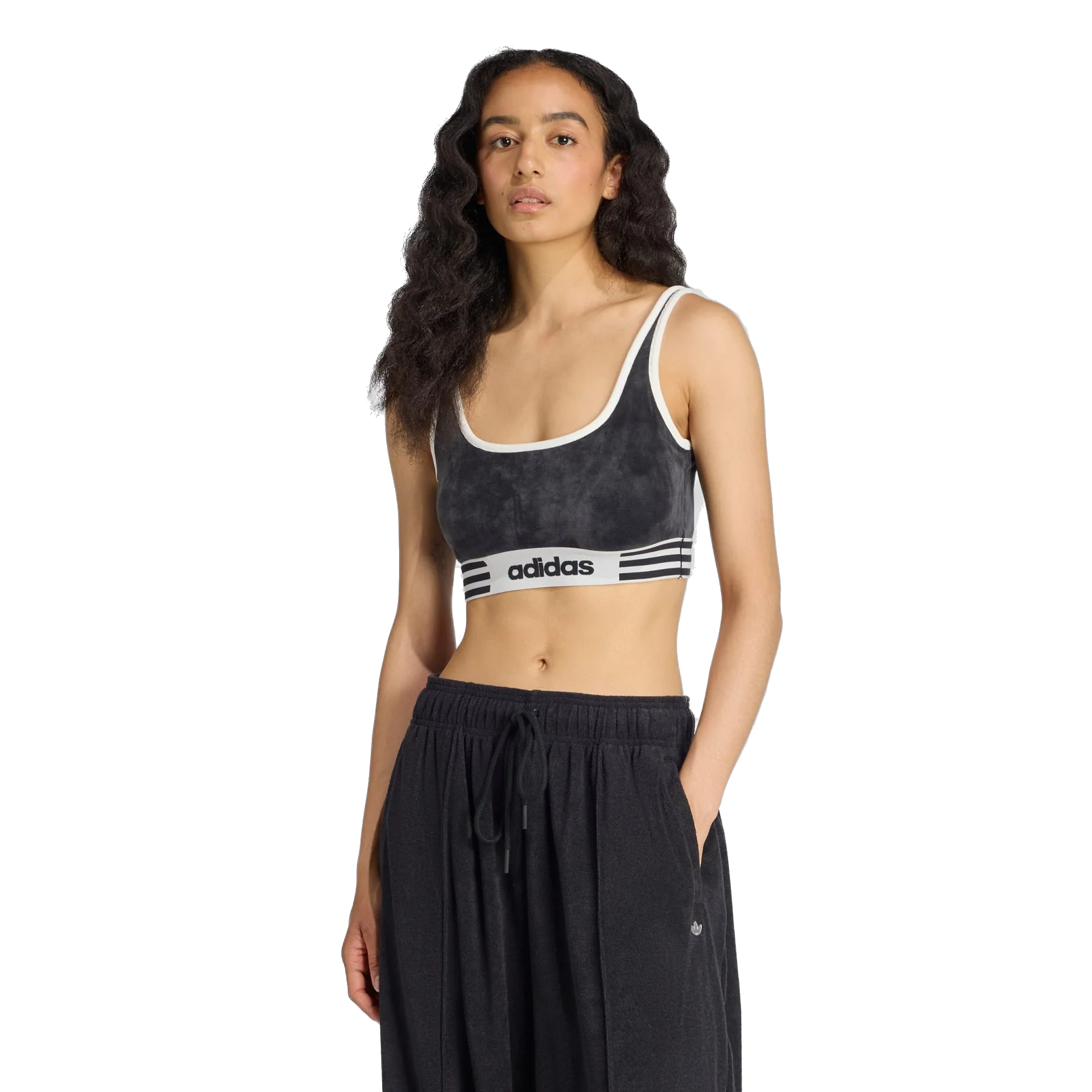 Adidas Women's Winterized Bra Top Apparel - Black - Image 2