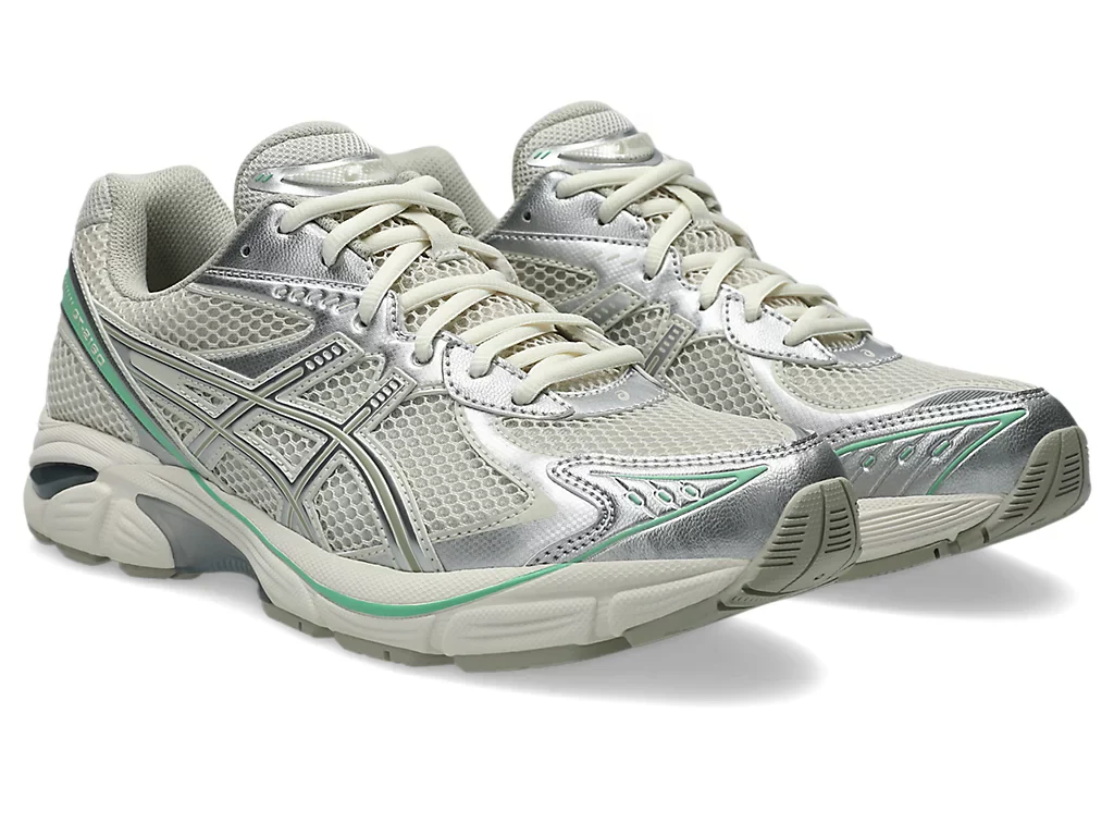 Asics Unisex's Gt-2160 Shoes - Smoke Grey / Peppermint - Image 2