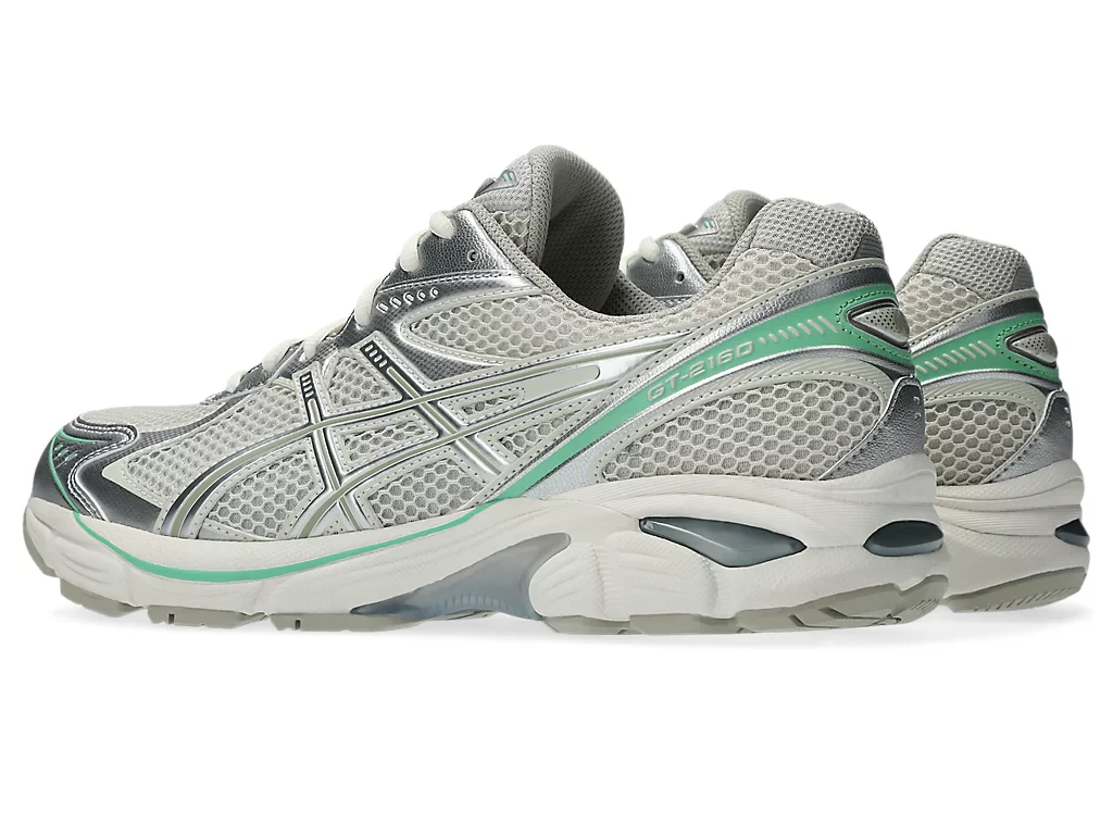 Asics Unisex's Gt-2160 Shoes - Smoke Grey / Peppermint - Image 3