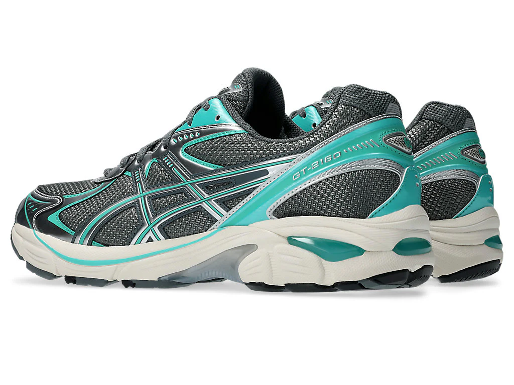 Asics Unisex's Gt-2160 Shoes - Steel Grey / Waterfall - Image 3