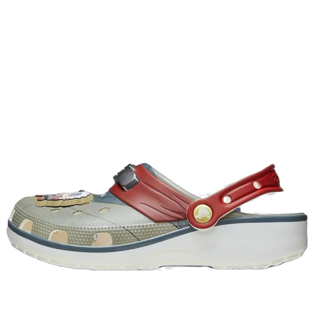 Crocs Men's Classic Clog Jiraiya Shoes - White - Image 3