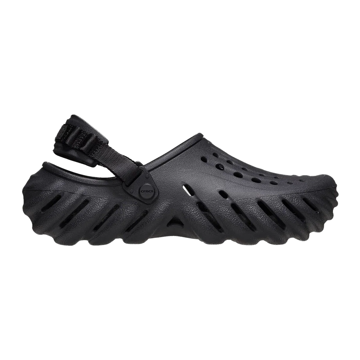 Crocs Unisex Echo Clog Shoes - Black
