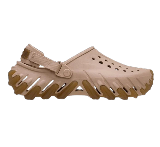 Crocs Unisex Echo Gum Ro Clog Shoes - Pink Caramel