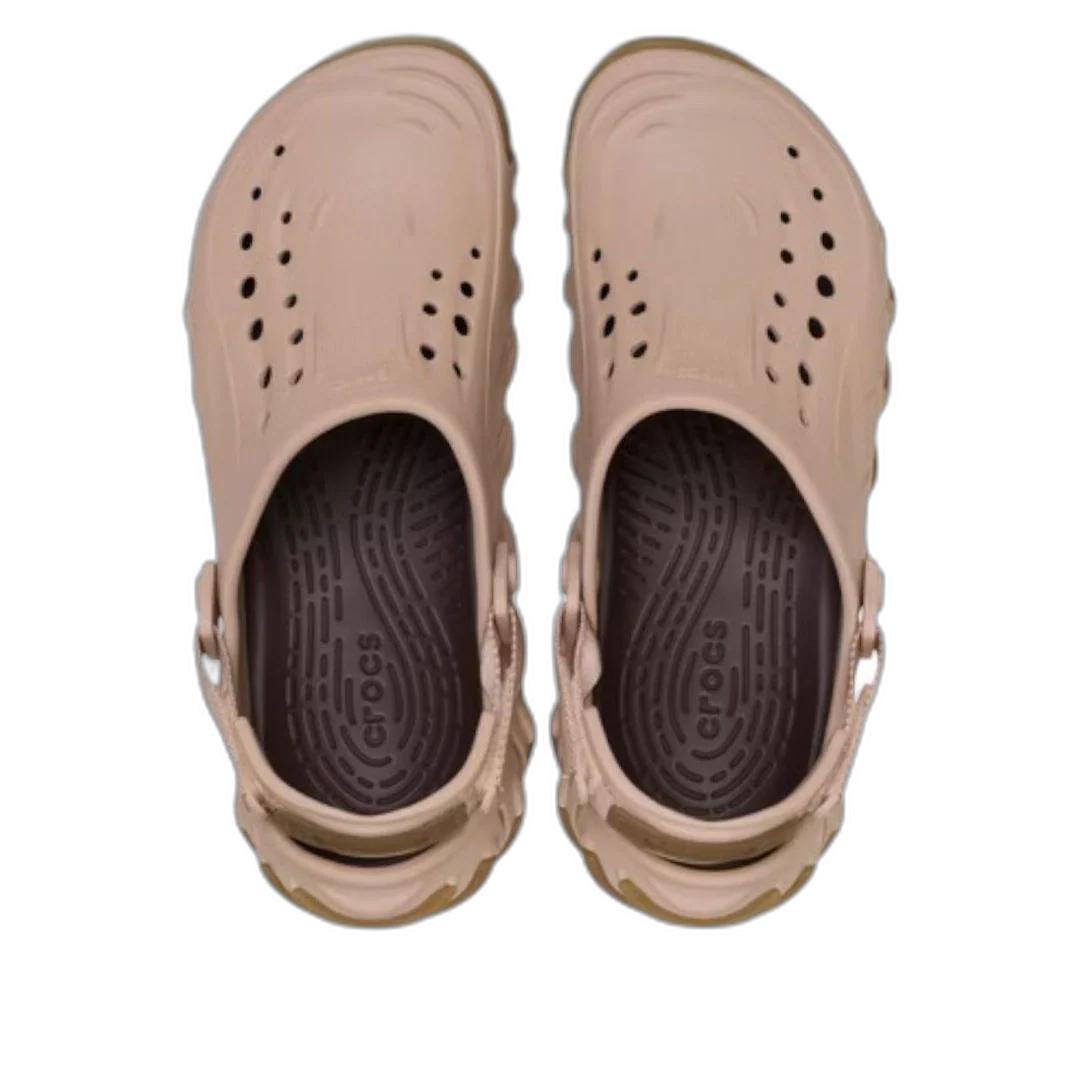 Crocs Unisex Echo Gum Ro Clog Shoes - Pink Caramel - Image 6