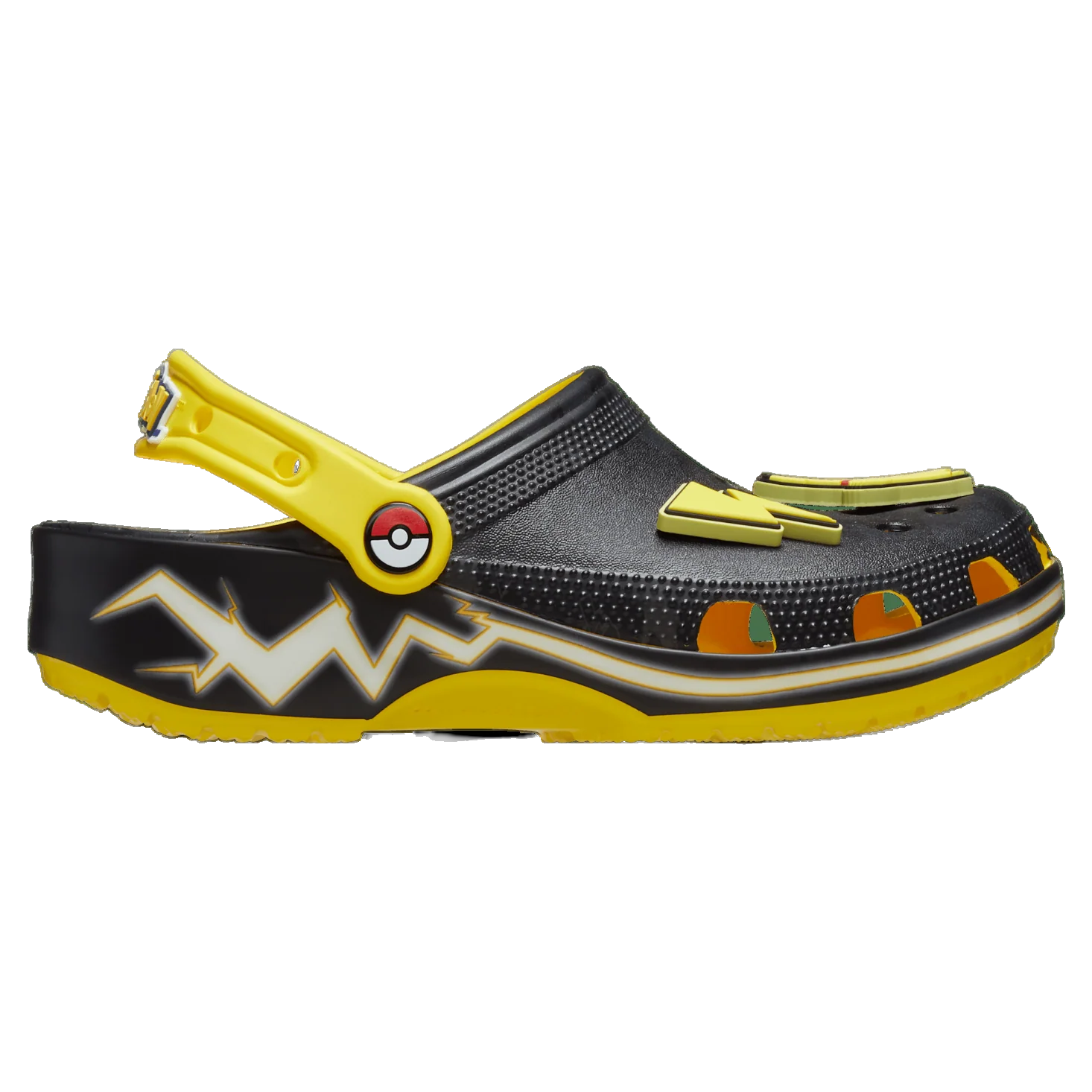 Crocs Unisex Pokemon Pikachu Classic Clog Shoes - Lemon
