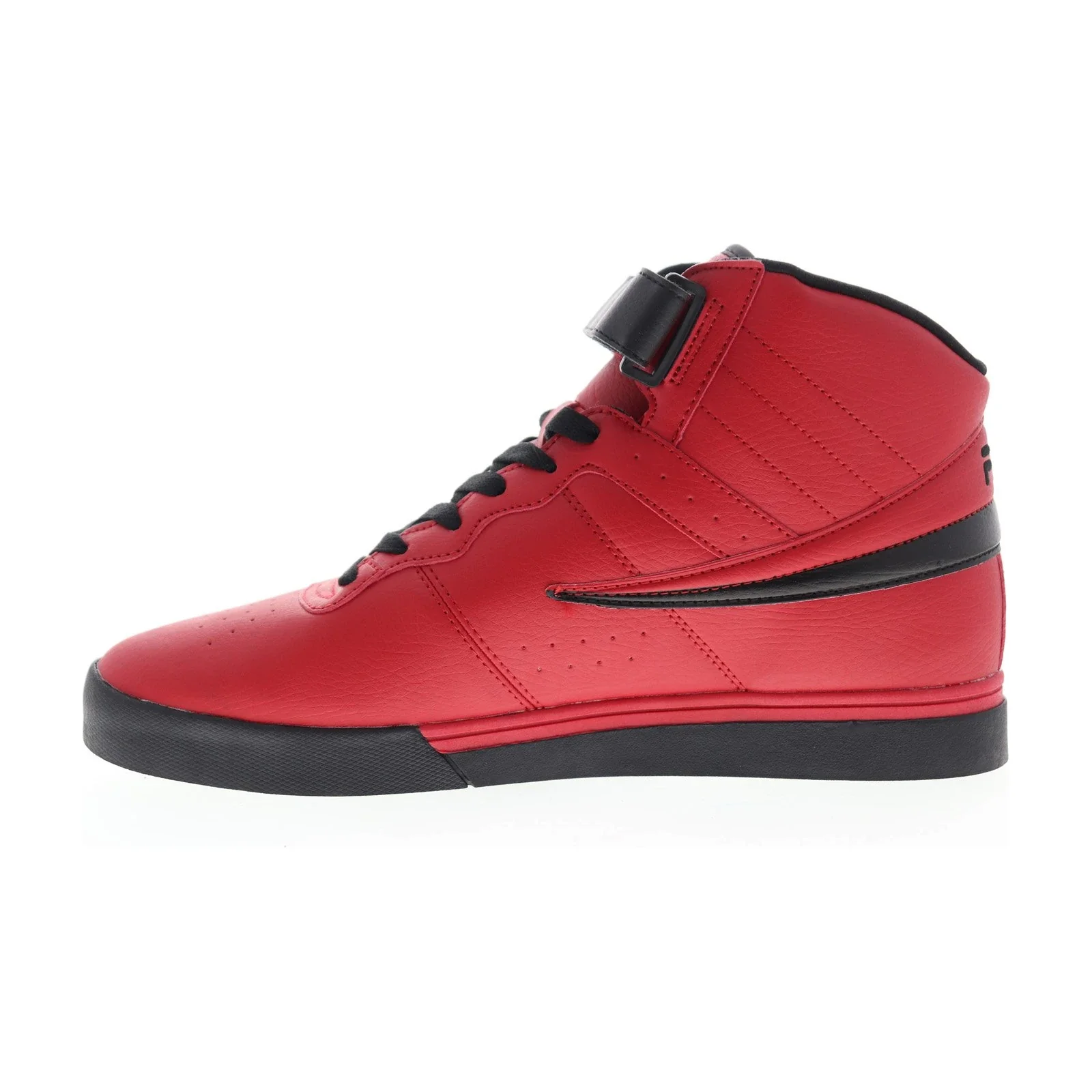 Fila Men's Vulc 13 Mid Plus Shoes - Red / Black - Image 6