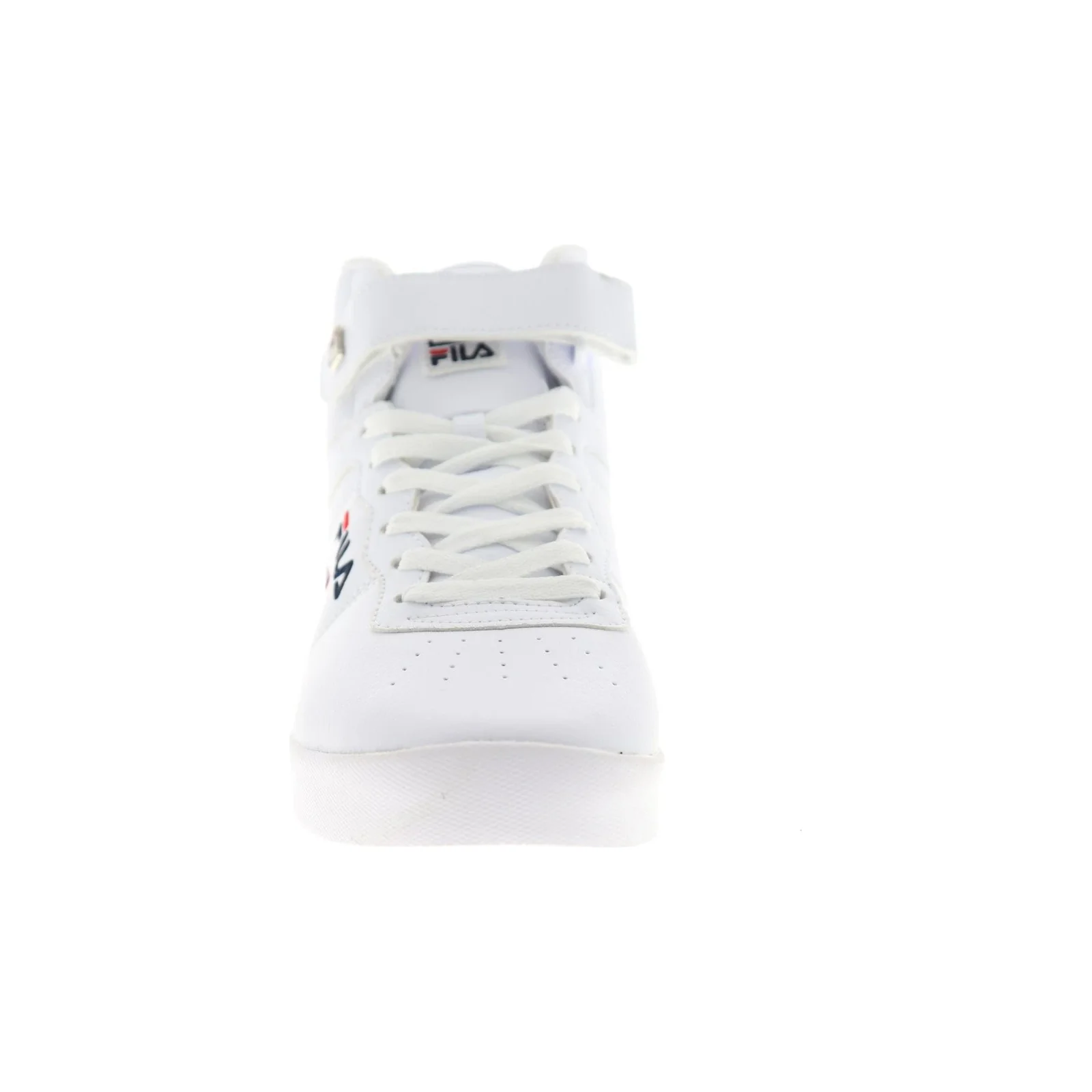 Fila Men's Vulc 13 Mid Plus Shoes - White / Red - Image 3