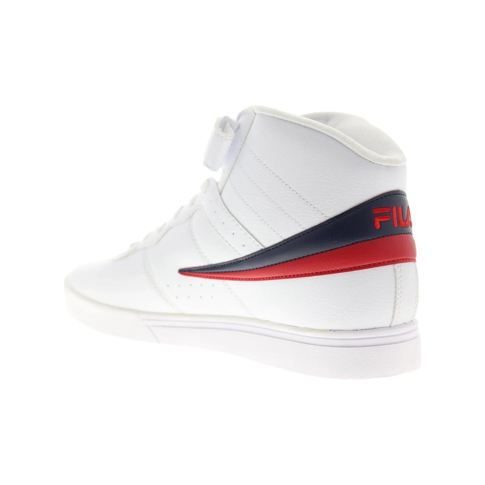 Fila Men's Vulc 13 Mid Plus Shoes - White / Red - Image 6