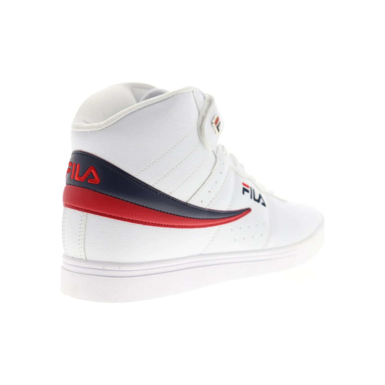 Fila Men's Vulc 13 Mid Plus Shoes - White / Red - Image 8