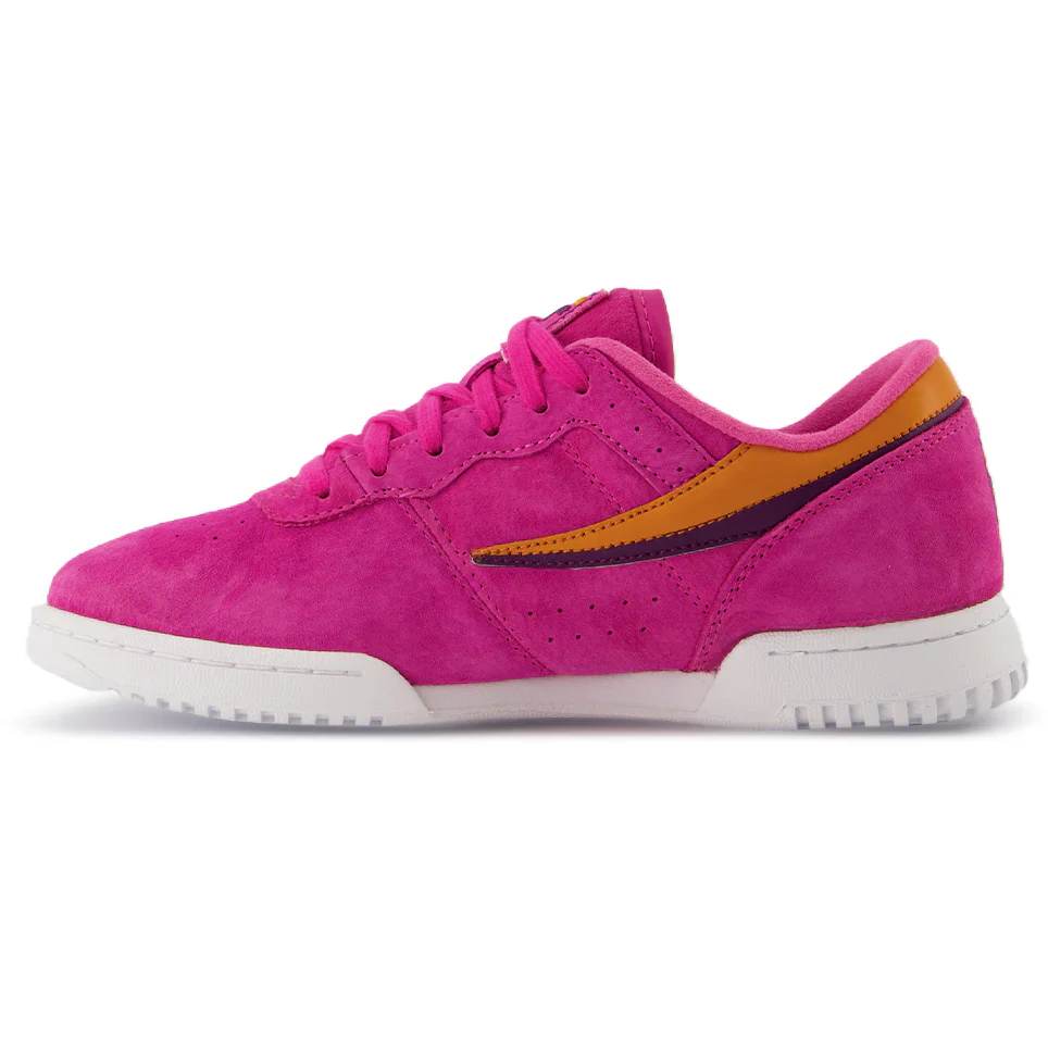 Fila Women's Original Fitness Shoes - Fuchsia Pink / Gold / Purple - Image 3