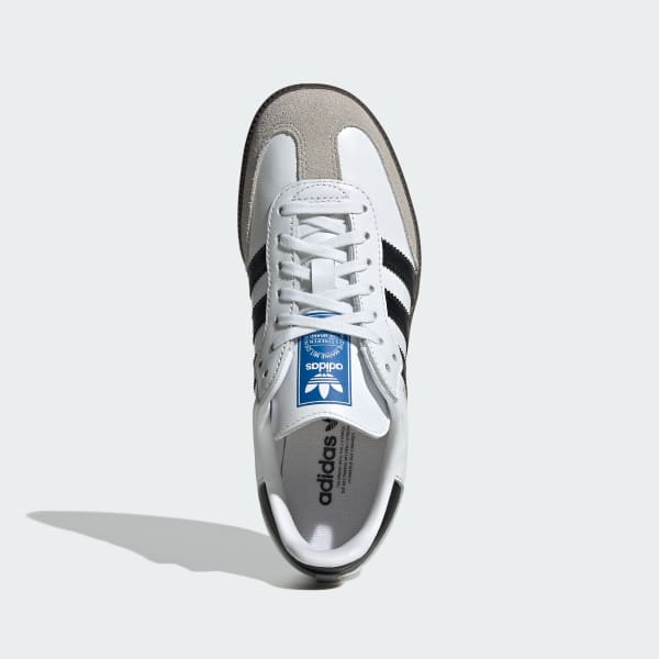 Adidas Kids' Samba Og Shoes - Cloud White / Core Black / Gum - Image 2