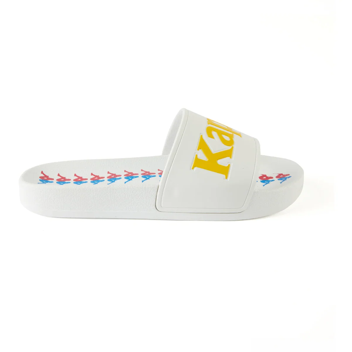 Kappa 222 Banda Adam 16 Slides - White / Fuchsia / Blue - Image 3
