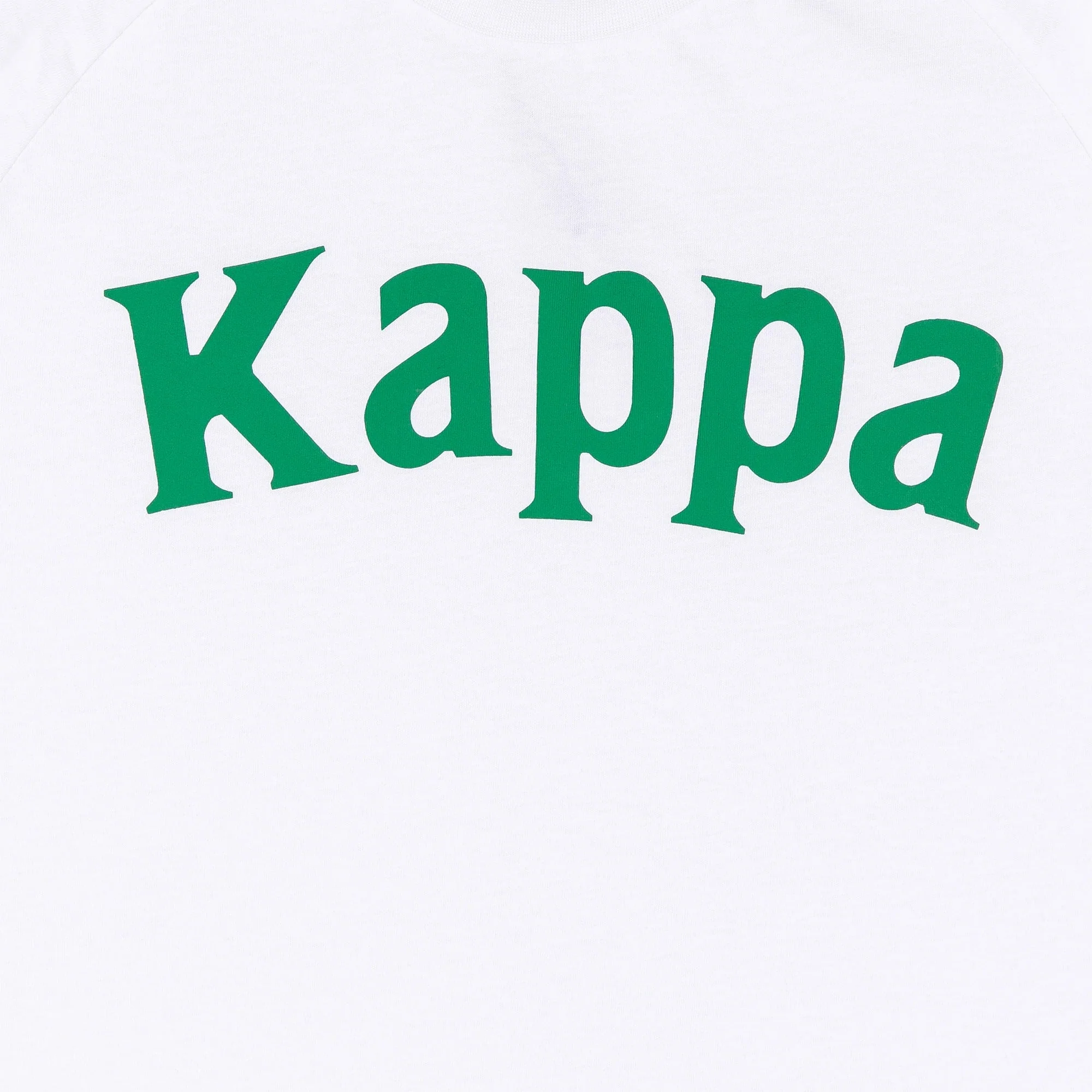 Kappa Men's 222 Banda Balima T-Shirt - White / Green Tee - Image 3