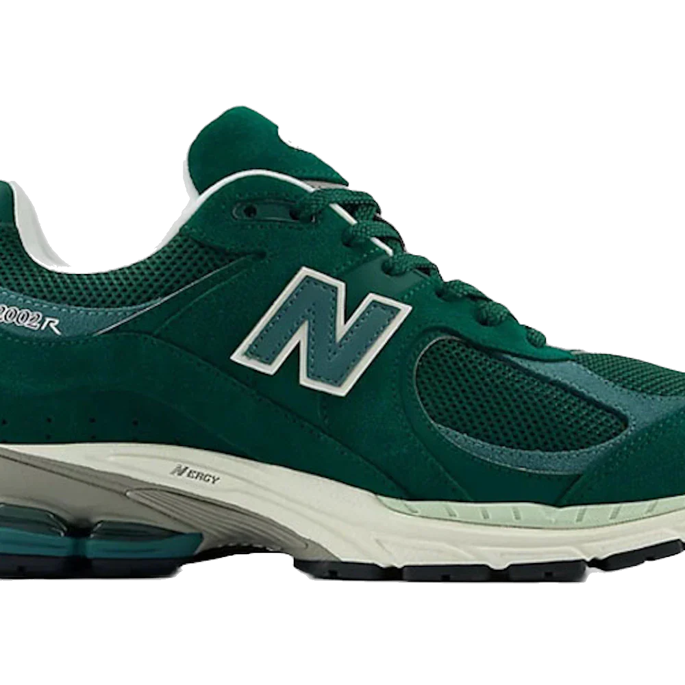 New Balance Men's 2002r Shoes - Marsh Green / New Spruce / Sea Salt - Image 2
