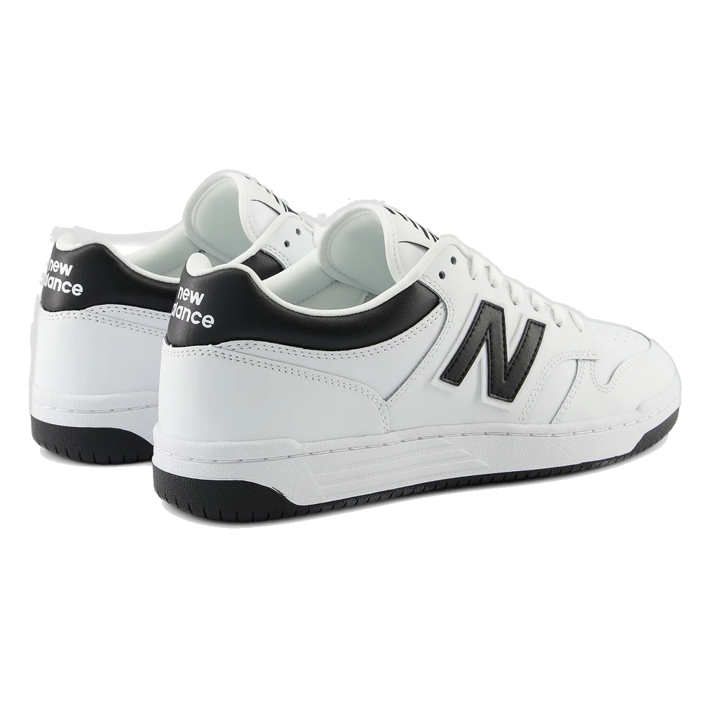 New Balance Men's 480 Shoes - White / Black - Image 4