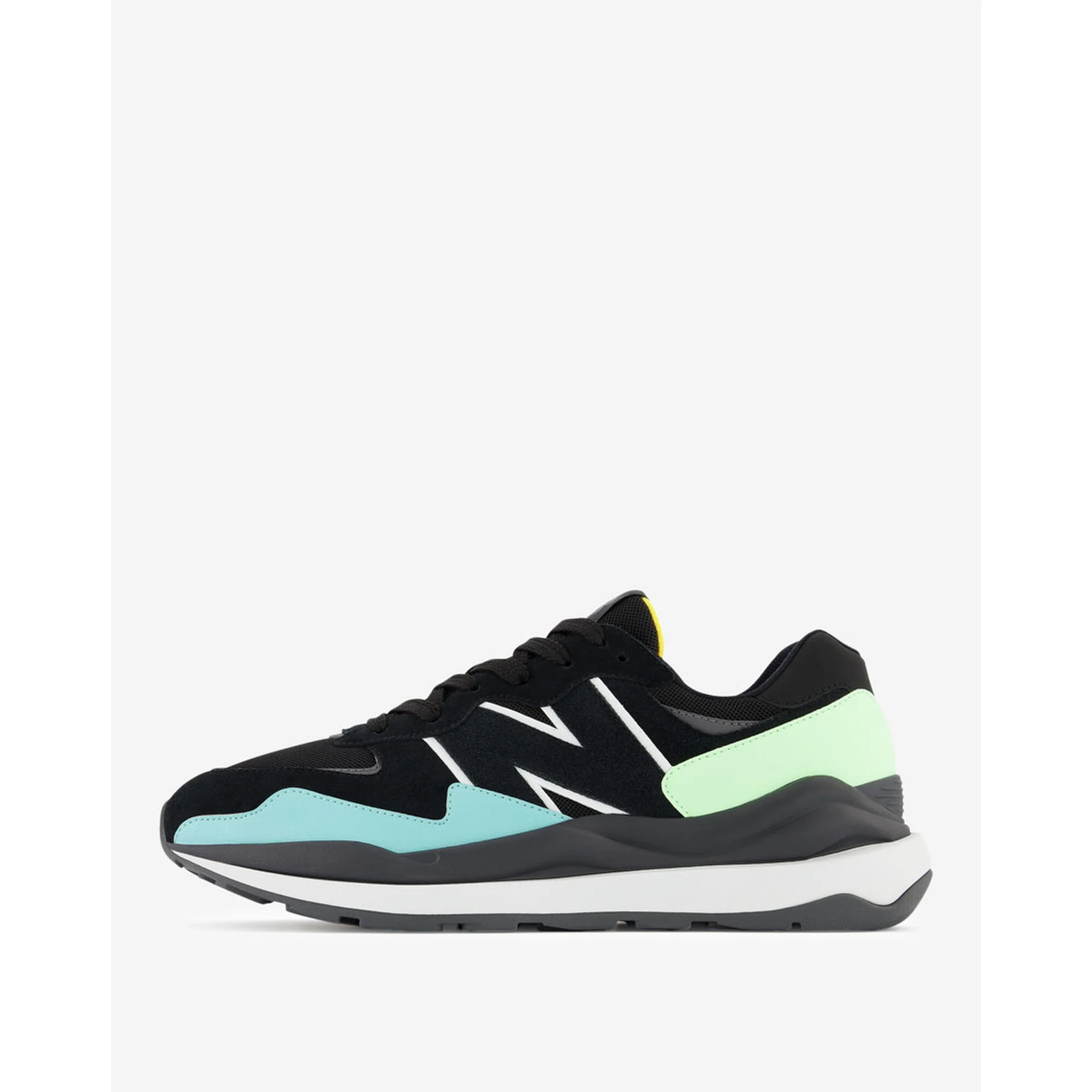 New Balance Men's 5740 Shoes - Black / Spring Glow - Image 3