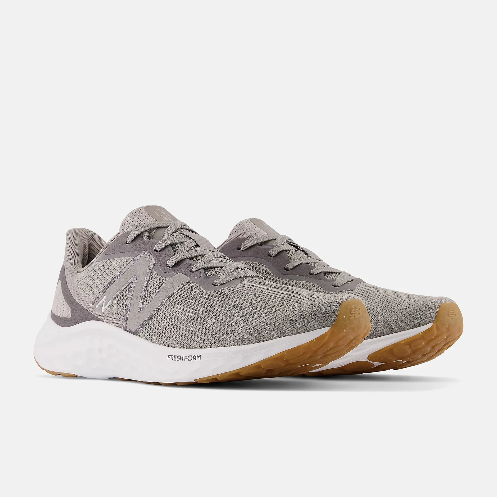 New Balance Men's Fresh Foam Arishi v4 Shoes - Marblehead / Castlerock / Silver Metallic - Image 3
