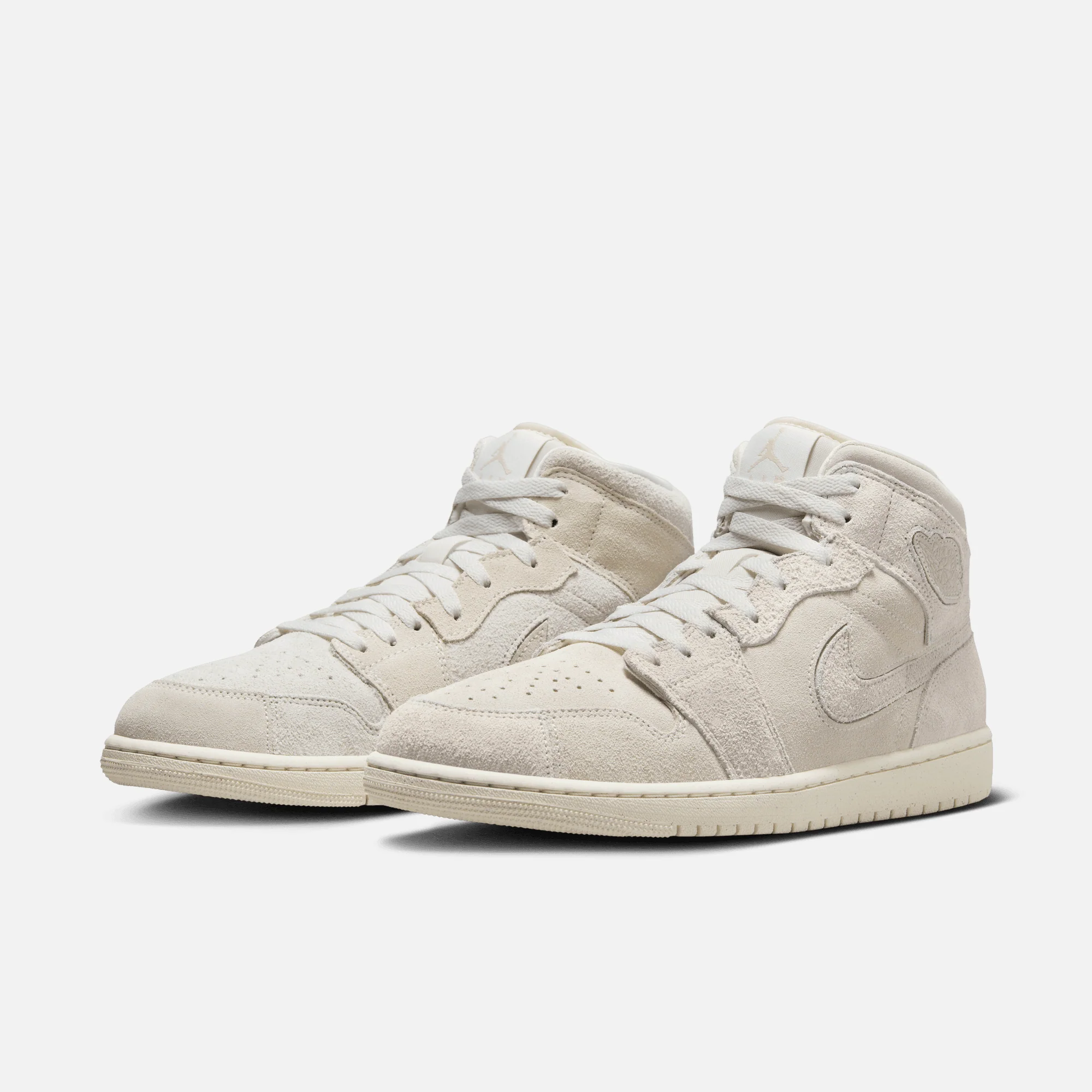 Nike Kids' Air Jordan 1 Mid Se Craft Shoes - Pale Ivory / Sail / Legend Light Brown - Image 2