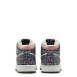 Nike Kids' Air Jordan 1 Mid SE Shoes - Anthracite / Sail / Red Stardust - Image 5