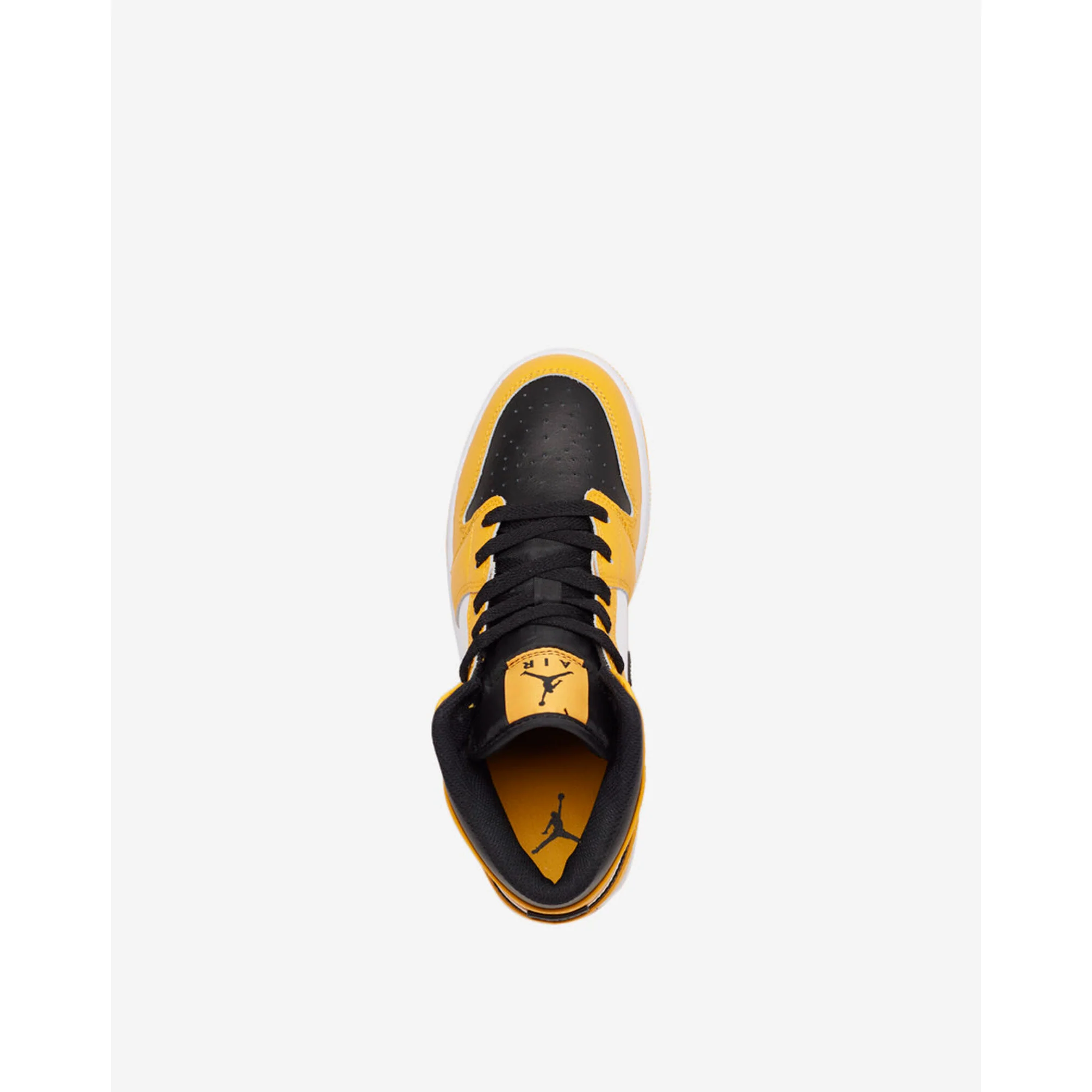Kids' Air Jordan 1 Mid Shoes - Taxi Yellow / Black / White - Image 6