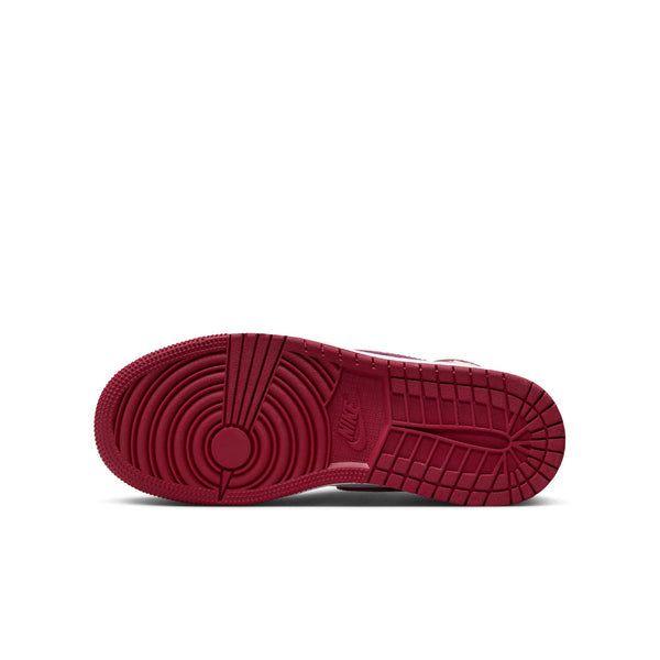 Nike Kids' Air Jordan 1 Retro High OG Shoes - White / Team Red - Image 7