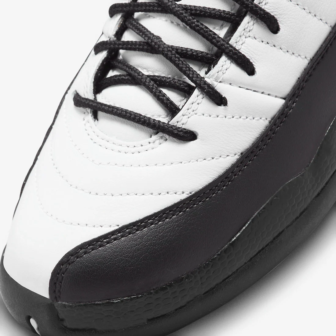 Nike Kids' Air Jordan 12 Retro GS Shoes - White / Black / Vivid Green / Lavender Mist - Image 8