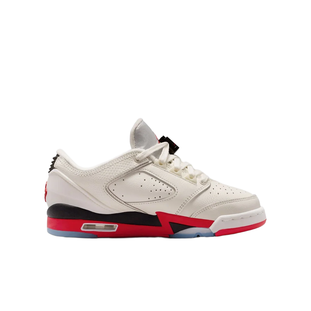 Nike Kids' Air Jordan Sixty Plus Low Shoes - Sail / Black / Reflect Silver / Fire Red