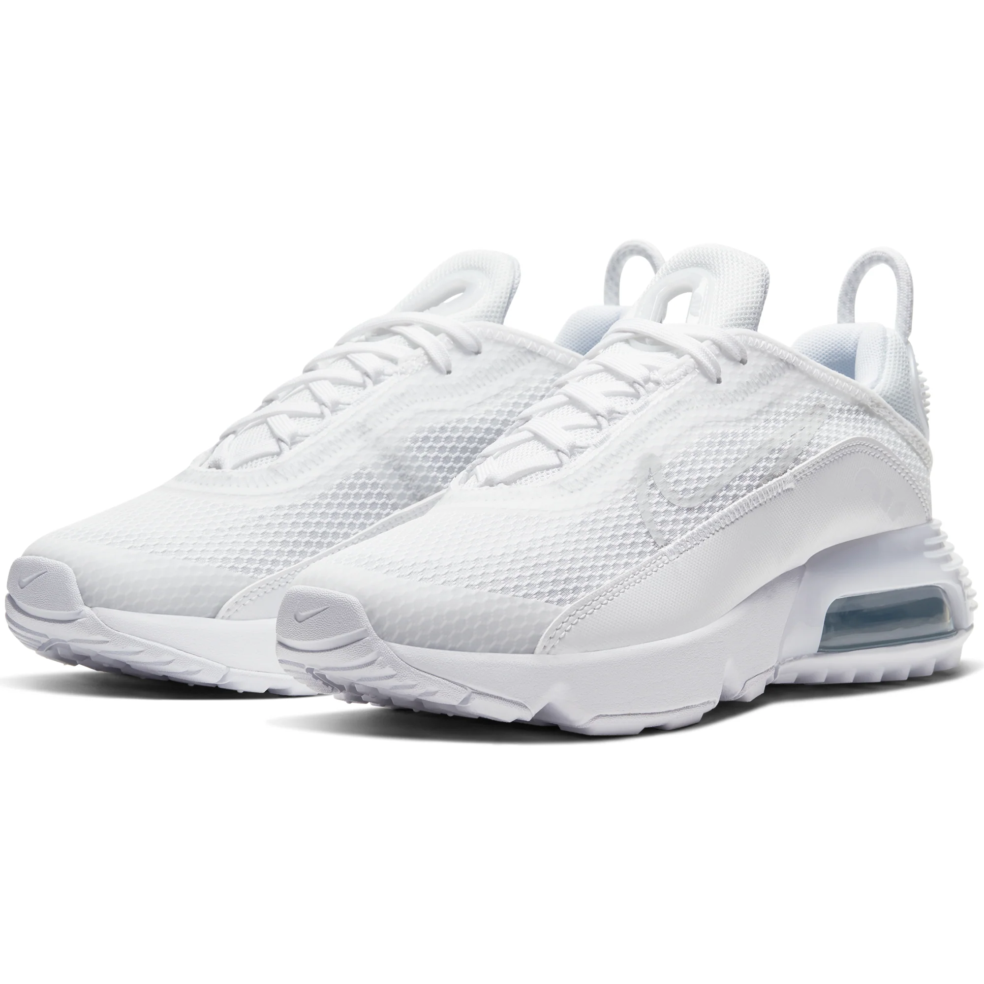 Nike Kids' Air Max 2090 Shoes - White / Wolf Grey - Image 4