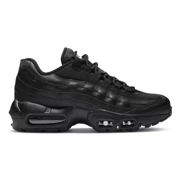 Nike Kids' Air Max 95 Recraft Shoes - Black / White