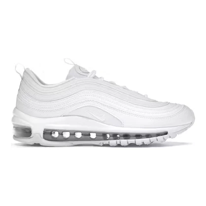 Nike Kids' Air Max 97 Casual Shoes - White / Metallic Silver
