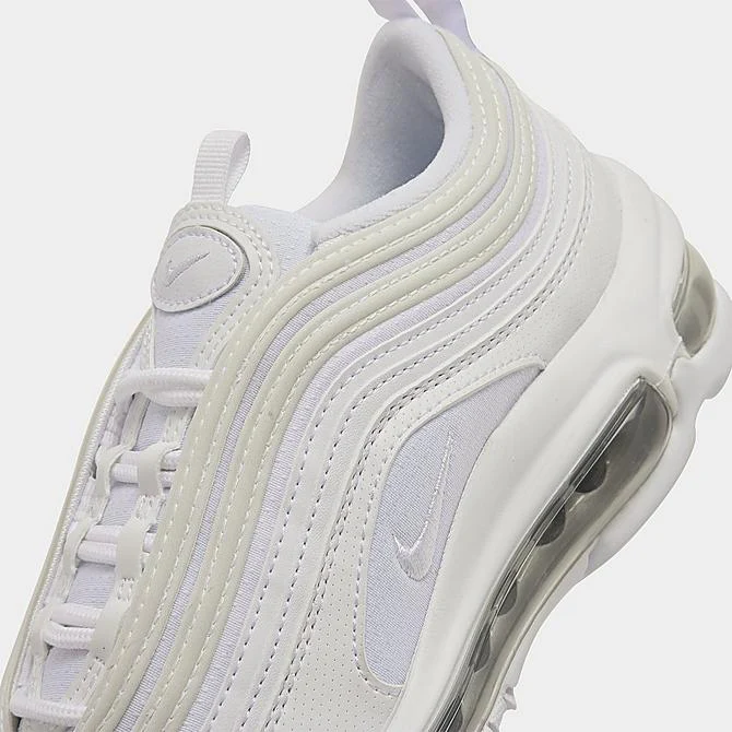 Nike Kids' Air Max 97 Casual Shoes - White / Metallic Silver - Image 4