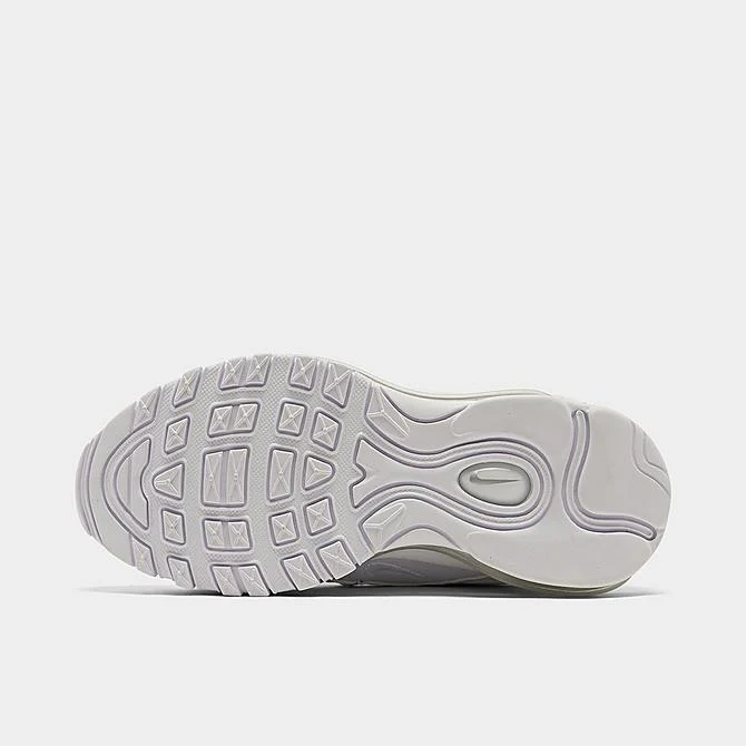 Nike Kids' Air Max 97 Casual Shoes - White / Metallic Silver - Image 7