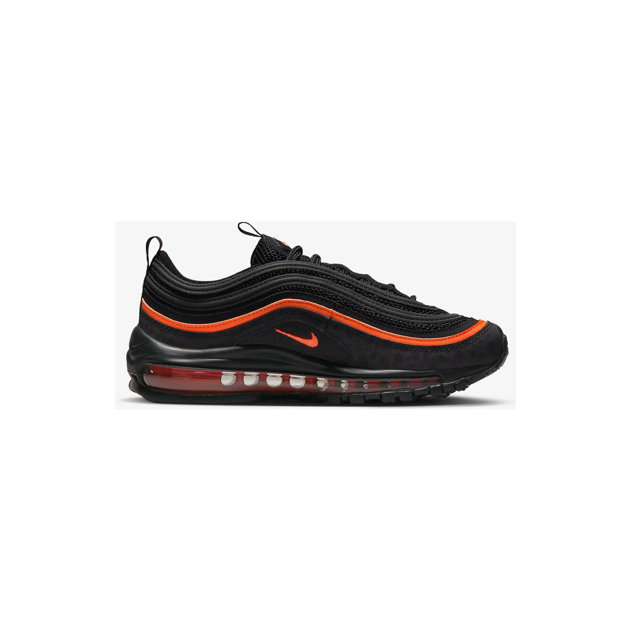 Nike Kids' Air Max 97 Shoes - Black / Safety Orange - Image 4