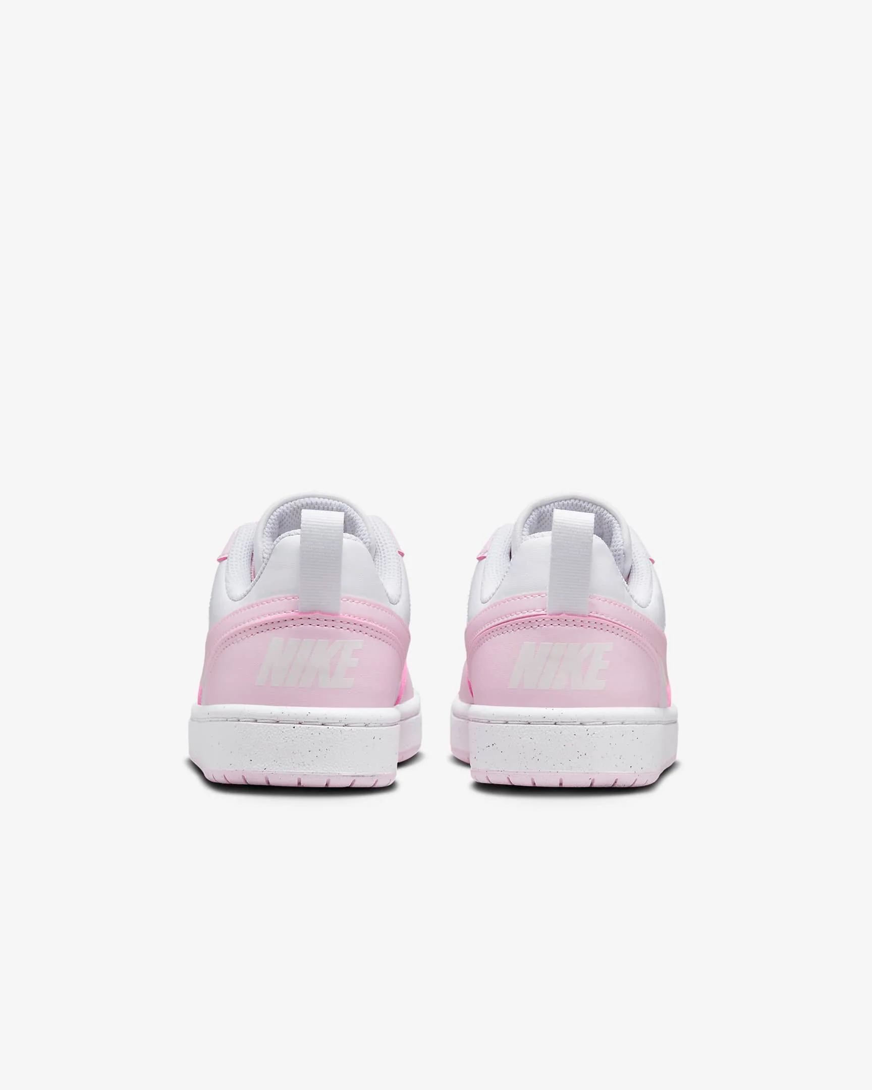 Nike Kids' Court Borough Low Recraft Shoes - Pink Foam / White - Image 6