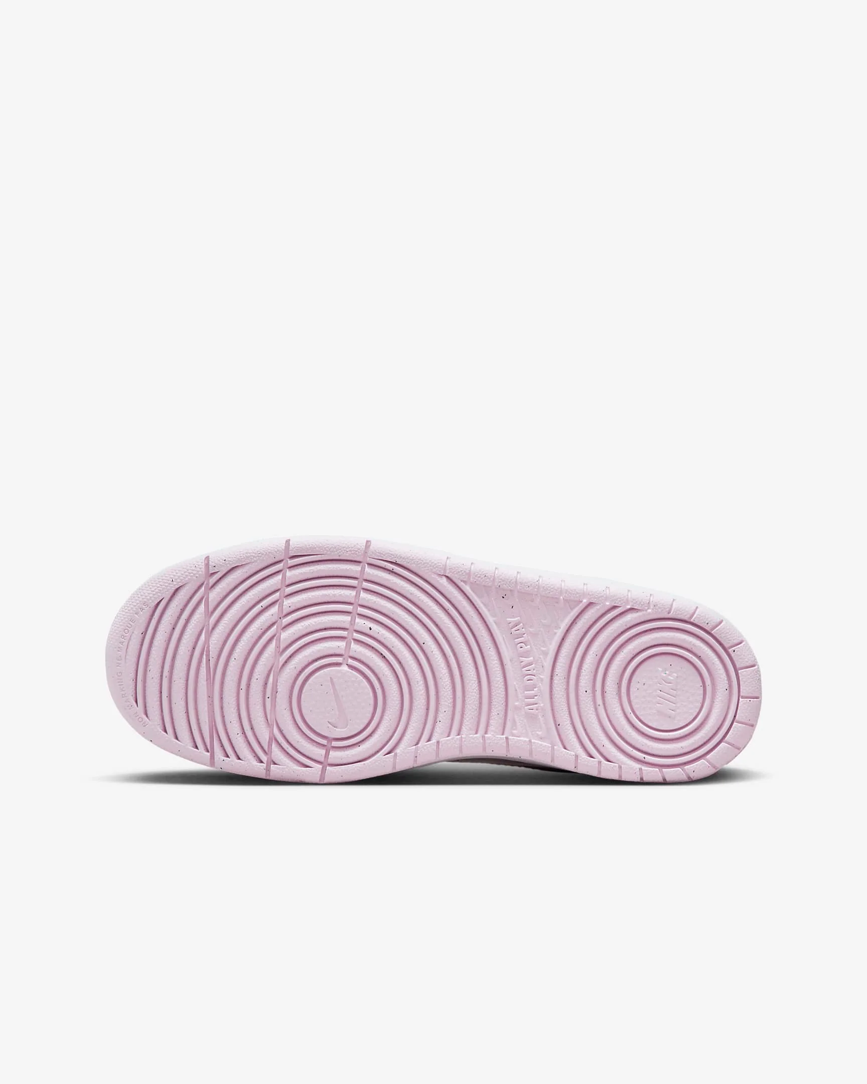 Nike Kids' Court Borough Low Recraft Shoes - Pink Foam / White - Image 7