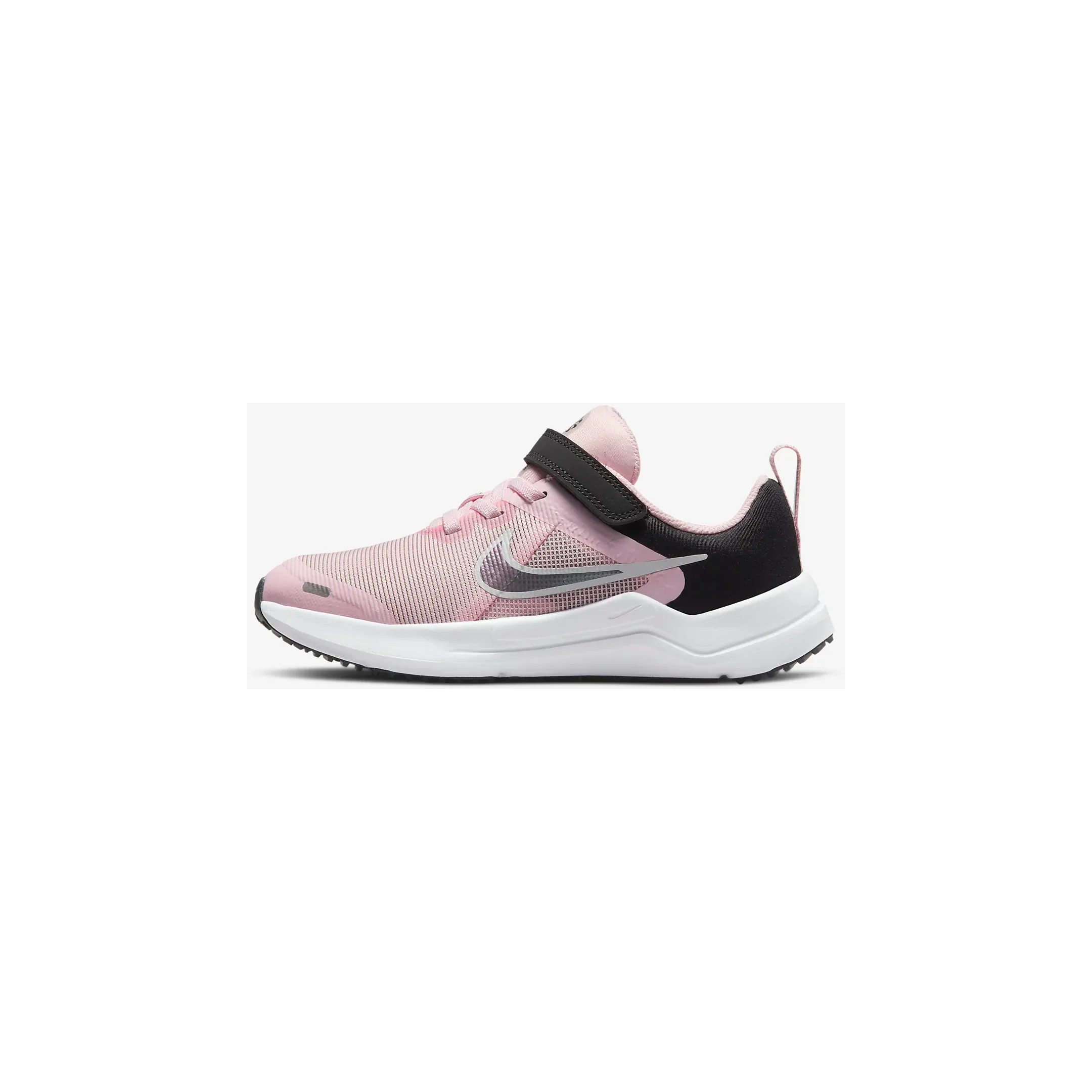 Nike Kids' Downshifter 12 Shoes - Pink Foam / Black / Flat Pewter - Image 2