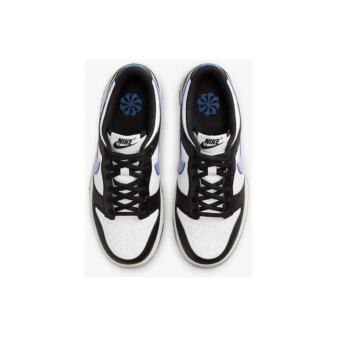 Nike Kids' Dunk Low Next Nature Shoes - Black / Hyper Royal / Summit White / Black - Image 5