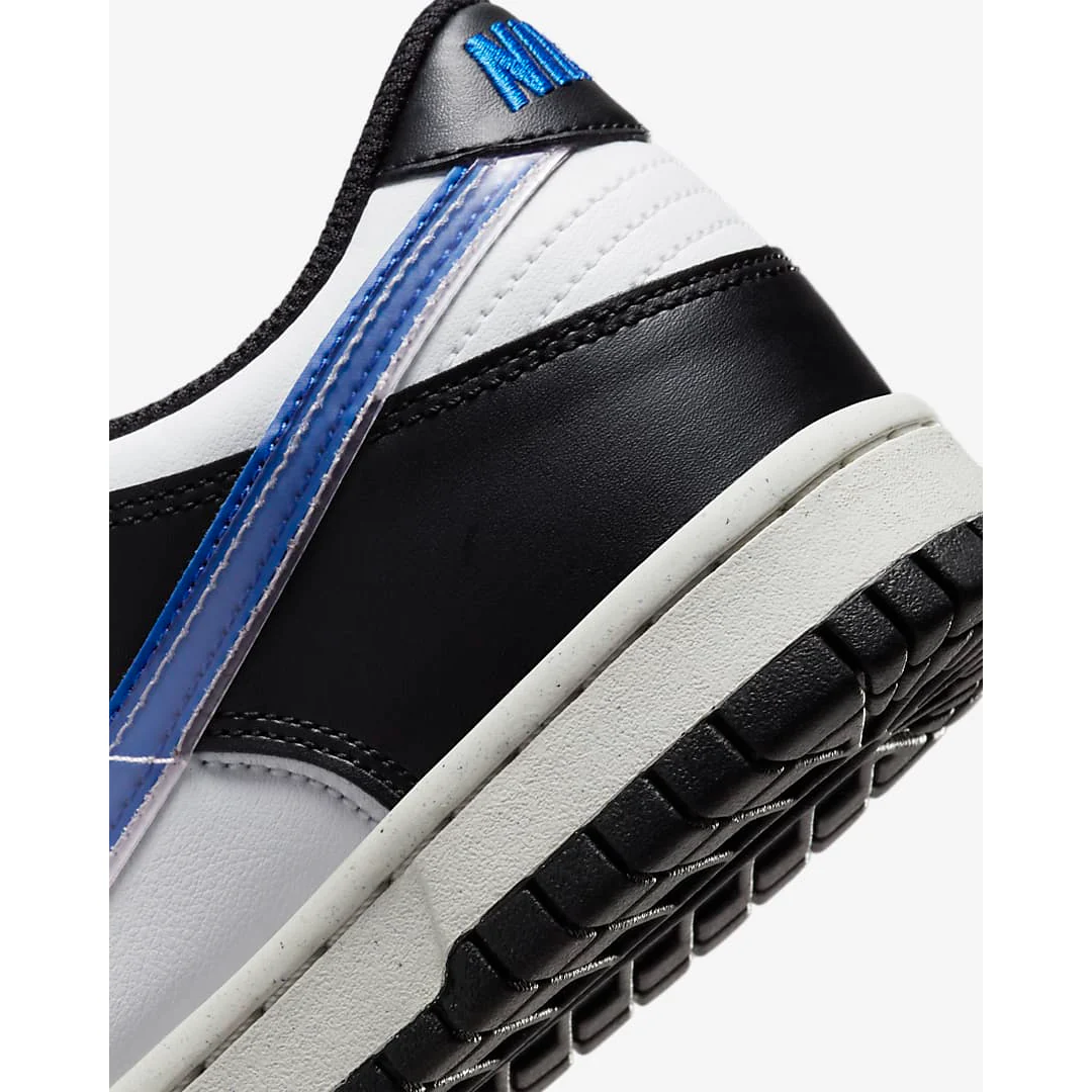 Nike Kids' Dunk Low Next Nature Shoes - Black / Hyper Royal / Summit White / Black - Image 9