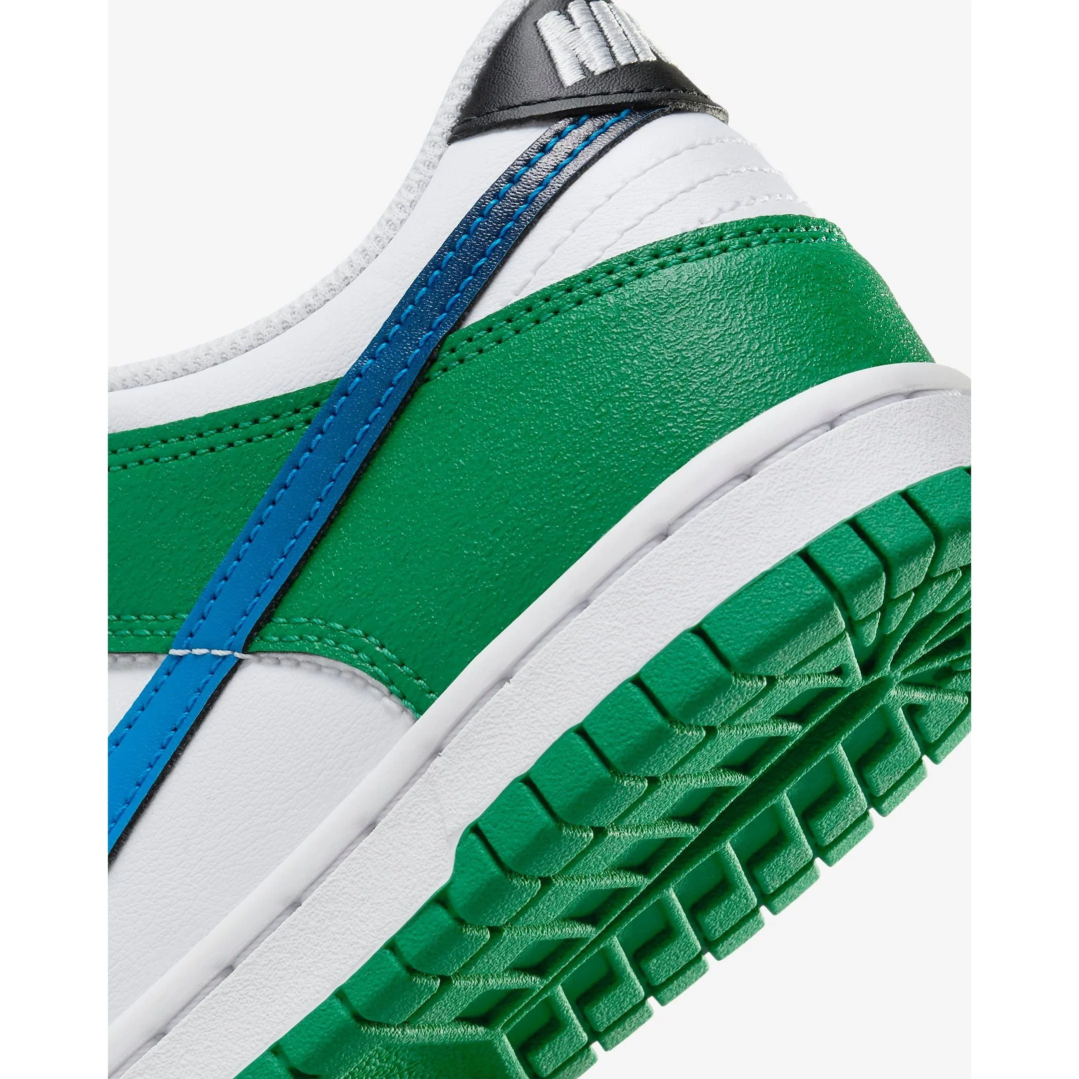 Nike Kids' Dunk Low Shoes - Malachite / White / Photo Blue - Image 9
