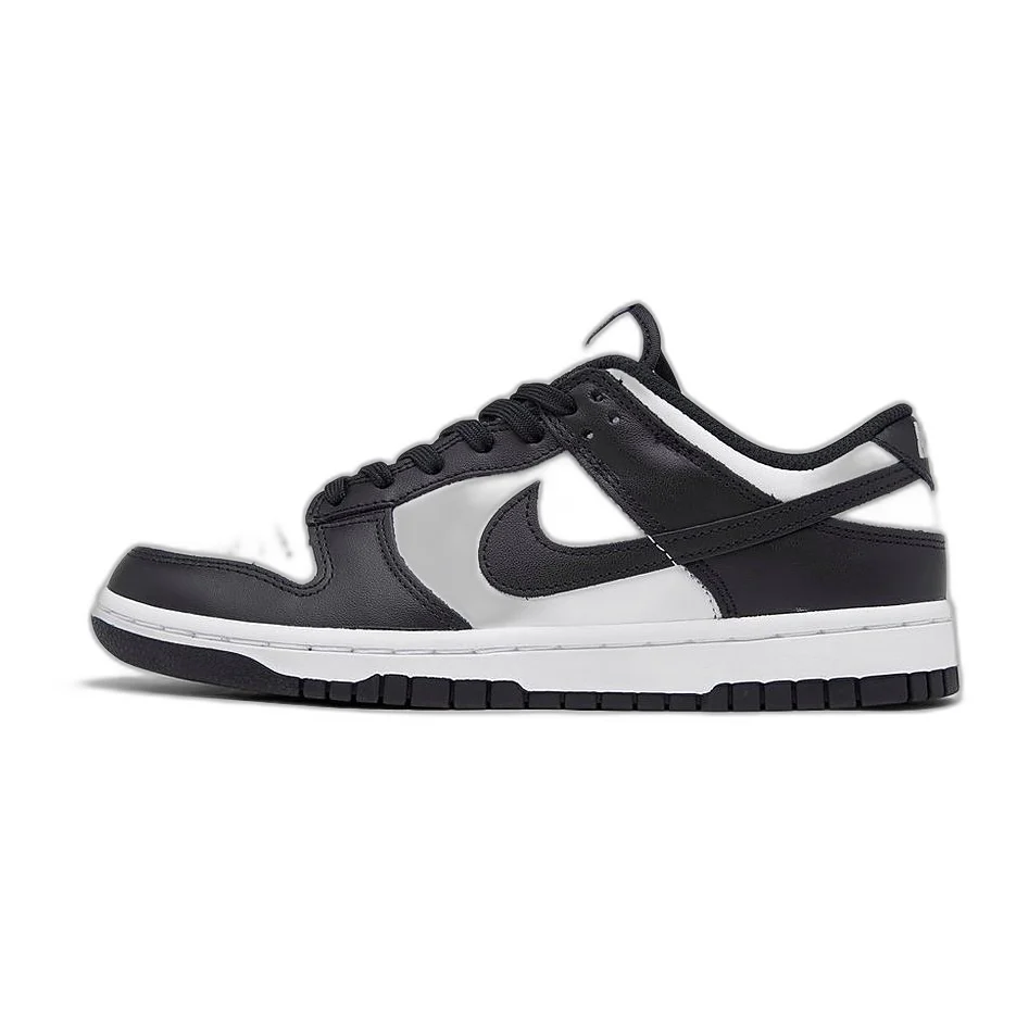 Nike Kids' Dunk Low Shoes - White / Black - Image 4