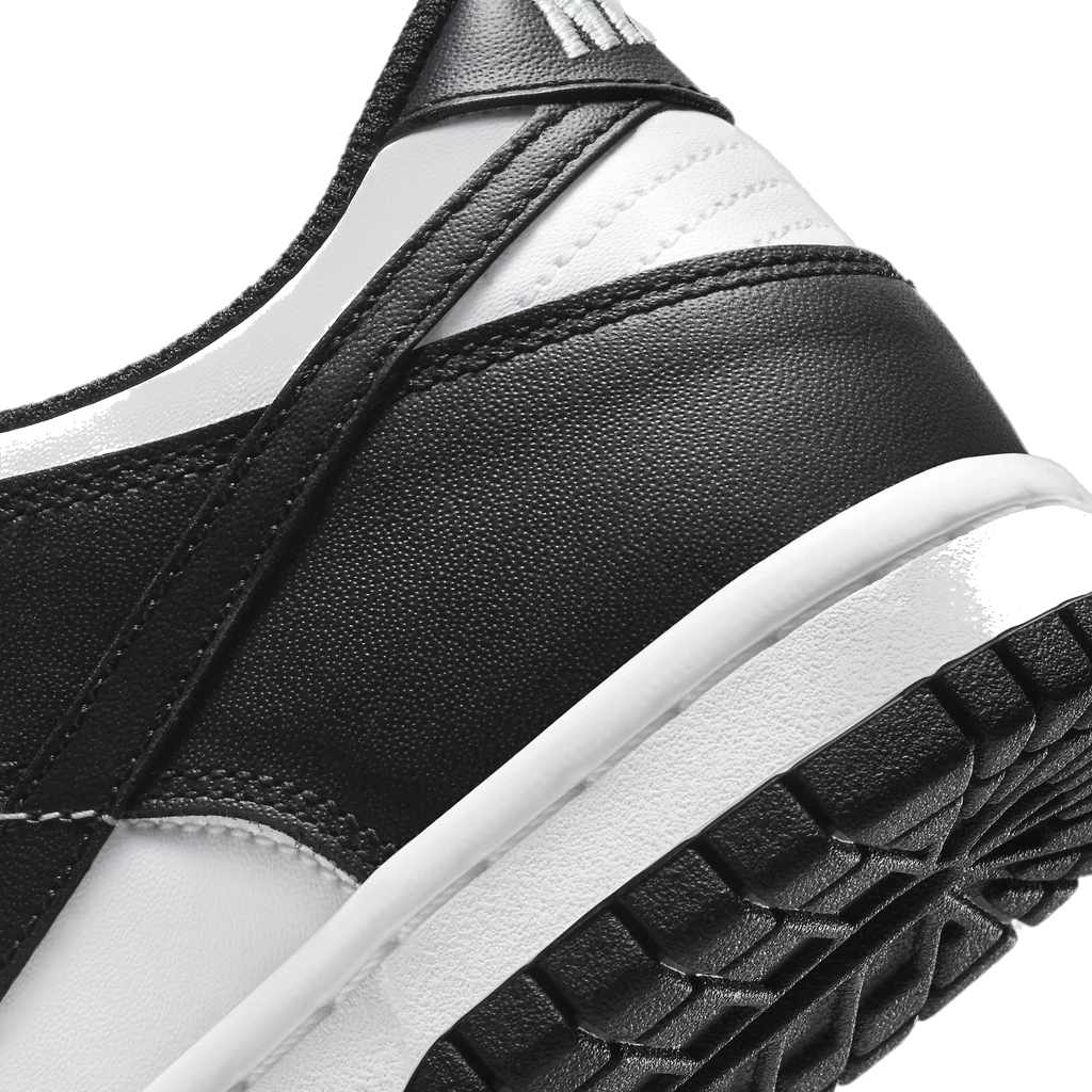 Nike Kids' Dunk Low Shoes - White / Black - Image 9