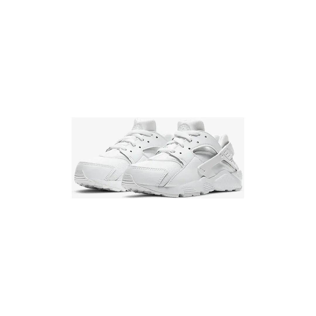 Nike Kids' Huarache Run Shoes - White / Pure Platinum / White - Image 6